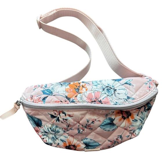 Vera Bradley Handbags - Vera Bradley RFID Belt Bag (#26916-16285) in Peach Blossom Bouquet Pink